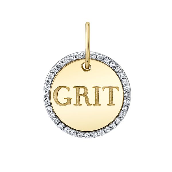 Grace & Grit Pendant with White Diamond Detail